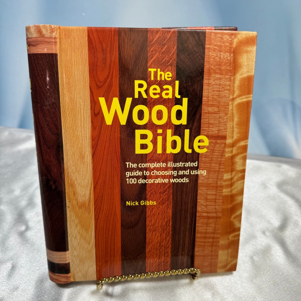 Nick Gibbs The Real Wood Bible Book Brown VTG Woodworking Guide Carpentry 2005